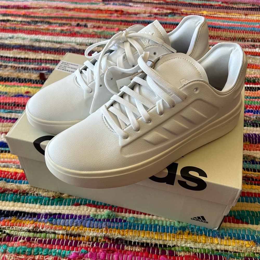 NEW Adidas ZNTASY Off White Tennis Sneaker GZ2297 Women's Size 8